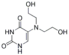 5-BIS(2'-HYDROXYETHYLAMINO)-URACIL Struktur