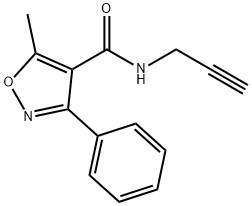 (5-METHYL-3-PHENYLISOXAZOL-4-YL)-N-PROP-2-YNYLFORMAMIDE Struktur