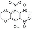 5-METHOXY-6,7,8-TRINITRO-2,3-DIHYDRO-1,4-BENZODIOXINE Struktur