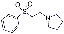 1-[2-(PHENYLSULFONYL)ETHYL]PYRROLIDINE Struktur