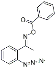 1-AZIDO-2-[(BENZOYLOXY)ETHANIMIDOYL]BENZENE Struktur