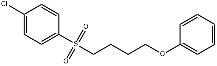 (4-CHLOROPHENYL)(DIOXO)(4-PHENOXYBUTYL)-LAMBDA6-SULFANE Struktur