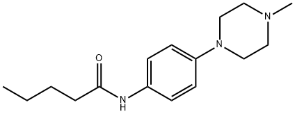 N-[4-(4-METHYLPIPERAZINO)PHENYL]PENTANAMIDE Struktur