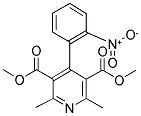 2,6-DIMETHYL-4-(2'-NITROPHENYL)-3,5-PYRIDINECARBOXYLIC ACID DIMETHYL ESTER Struktur