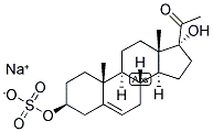 5-PREGNEN-3-BETA, 17-DIOL-20-ONE 3-SULPHATE SODIUM SALT Struktur