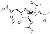 1,2,3,4,5-PENTA-O-ACETYL-BETA-D-FRUCTOPYRANOSE Struktur