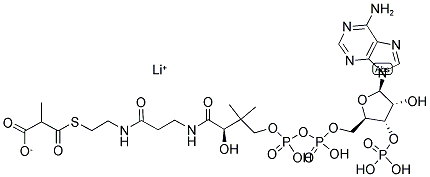 METHYLMALONYL COENZYME A LITHIUM SALT Struktur