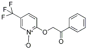 2-(2-OXO-2-PHENYLETHOXY)-5-(TRIFLUOROMETHYL)PYRIDINIUM-1-OLATE Struktur