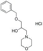 1-(BENZYLOXY)-3-MORPHOLIN-4-YLPROPAN-2-OL HYDROCHLORIDE Struktur