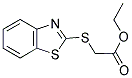 ETHYL 2-BENZOTHIAZOL-2-YLTHIOACETATE Struktur