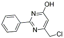 4-CHLOROMETHYL-6-HYDROXY-2-PHENYLPYRIMIDINE Struktur