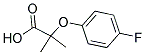 2-(4-FLUORO-PHENOXY)-2-METHYL-PROPIONIC ACID Struktur