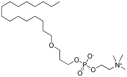 1-O-HEXADECYL-PROPANEDIOL-3-PHOSPHOCHOLINE Struktur