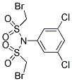 BROMO-N-[(BROMOMETHYL)SULFONYL]-N-(3,5-DICHLOROPHENYL)METHANESULFONAMIDE Struktur