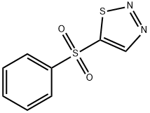 5-(PHENYLSULFONYL)-1,2,3-THIADIAZOLE Struktur