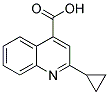 2-CYCLOPROPYL-4-QUINOLINECARBOXYLIC ACID Struktur