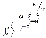 3-CHLORO-2-[2-(3,5-DIMETHYL-1H-PYRAZOL-1-YL)ETHOXY]-5-(TRIFLUOROMETHYL)PYRIDINE Struktur