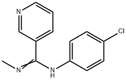 N-(4-CHLOROPHENYL)-N'-METHYL-3-PYRIDINECARBOXIMIDAMIDE Struktur