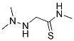 N1-METHYL-2-(2,2-DIMETHYLHYDRAZINO)ETHANETHIOAMIDE Struktur