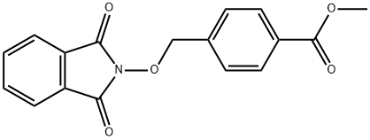 METHYL 4-([(1,3-DIOXO-1,3-DIHYDRO-2H-ISOINDOL-2-YL)OXY]METHYL)BENZENECARBOXYLATE Struktur