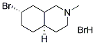 7-BROMO-2-METHYLPERHYDROISOQUINOLINE HYDROBROMIDE Struktur