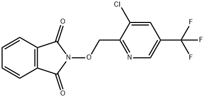 2-([3-CHLORO-5-(TRIFLUOROMETHYL)-2-PYRIDINYL]METHOXY)-1H-ISOINDOLE-1,3(2H)-DIONE Struktur