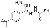 2-[[4-(TERT-BUTYL)PHENYL](HYDRAZINO)METHYLIDENE]HYDRAZINE-1-CARBODITHIOIC ACID Struktur