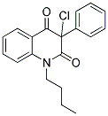 1-BUTYL-3-CHLORO-3-PHENYL-1,2,3,4-TETRAHYDROQUINOLINE-2,4-DIONE Struktur