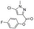 4-FLUOROPHENYL 5-CHLORO-1-METHYL-1H-PYRAZOLE-3-CARBOXYLATE Struktur