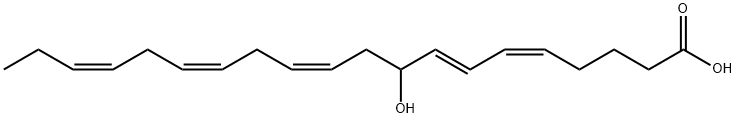 (+/-)-9-HYDROXY-5Z,7E,11Z,14Z,17Z-EICOSAPENTAENOIC ACID Struktur