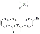 3-(4-BROMOPHENYL)[1,3]THIAZOLO[2,3-A]ISOQUINOLIN-4-IUM TETRAFLUOROBORATE Struktur