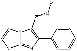 6-PHENYLIMIDAZO[2,1-B][1,3]THIAZOLE-5-CARBALDEHYDE OXIME Struktur