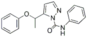 5-(1-PHENOXYETHYL)-N-PHENYL-1H-PYRAZOLE-1-CARBOXAMIDE Struktur