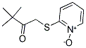 2-[(3,3-DIMETHYL-2-OXOBUTYL)THIO]PYRIDINIUM-1-OLATE Struktur