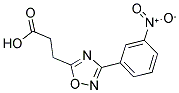 3-[3-(3-NITROPHENYL)-1,2,4-OXADIAZOL-5-YL]PROPANOIC ACID Struktur