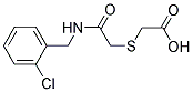 2-((2-[(2-CHLOROBENZYL)AMINO]-2-OXOETHYL)SULFANYL)ACETIC ACID Struktur