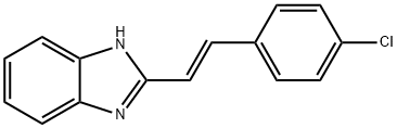 2-(4-CHLOROSTYRYL)-1H-1,3-BENZIMIDAZOLE Struktur