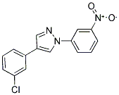 4-(3-CHLOROPHENYL)-1-(3-NITROPHENYL)-1H-PYRAZOLE Struktur