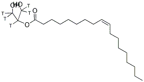 2-MONO-OLEOYL GLYCEROL, RAC, [GLYCEROL-1,2,3-3H] Struktur