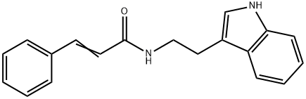 N-(2-INDOL-3-YLETHYL)-3-PHENYLPROP-2-ENAMIDE Struktur