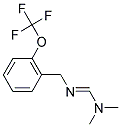 N,N-DIMETHYL-N'-[2-(TRIFLUOROMETHOXY)BENZYL]IMINOFORMAMIDE Struktur