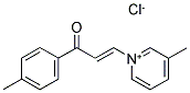 1-(4-METHYLPHENYL)-3-(3-METHYLPYRIDINIUM-1-YL)PROP-2-EN-1-ONE CHLORIDE Struktur