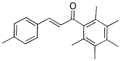 3-(4-METHYLPHENYL)-1-(2,3,4,5,6-PENTAMETHYLPHENYL)PROP-2-EN-1-ONE Struktur