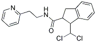 N2-[2-(2-PYRIDYL)ETHYL]-1-(DICHLOROMETHYL)INDANE-2-CARBOXAMIDE Struktur