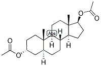 5-ALPHA-ANDROSTAN-3-ALPHA, 17-BETA-DIOL DIACETATE Struktur