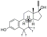 ETHYNYLESTRADIOL, 17ALPHA-[6,7-3H(N)]- Struktur