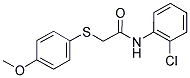 N-(2-CHLOROPHENYL)-2-[(4-METHOXYPHENYL)SULFANYL]ACETAMIDE Struktur