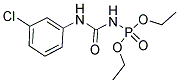 1-(3-CHLOROPHENYL)-3-DIETHYLPHOSPINATO UREA Struktur