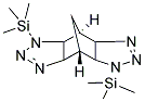 1,5-BIS(TRIMETHYLSILYL)-4.8-METHANOHEXAHYDROBENZO(1,2D-4,5D)BISTRIAZOLE Struktur