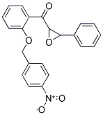 (2-[(4-NITROBENZYL)OXY]PHENYL)(3-PHENYLOXIRAN-2-YL)METHANONE Struktur